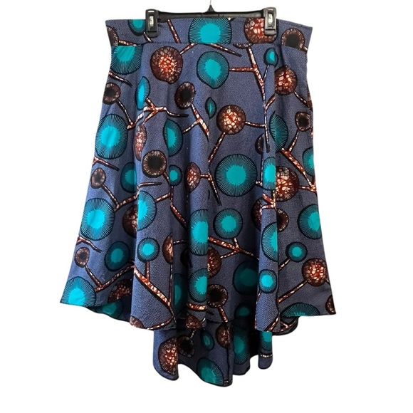 Kiki Clothing Classic Contemporary Cultural African Infusion Midi Skirt SZ XXL - Picture 2 of 11